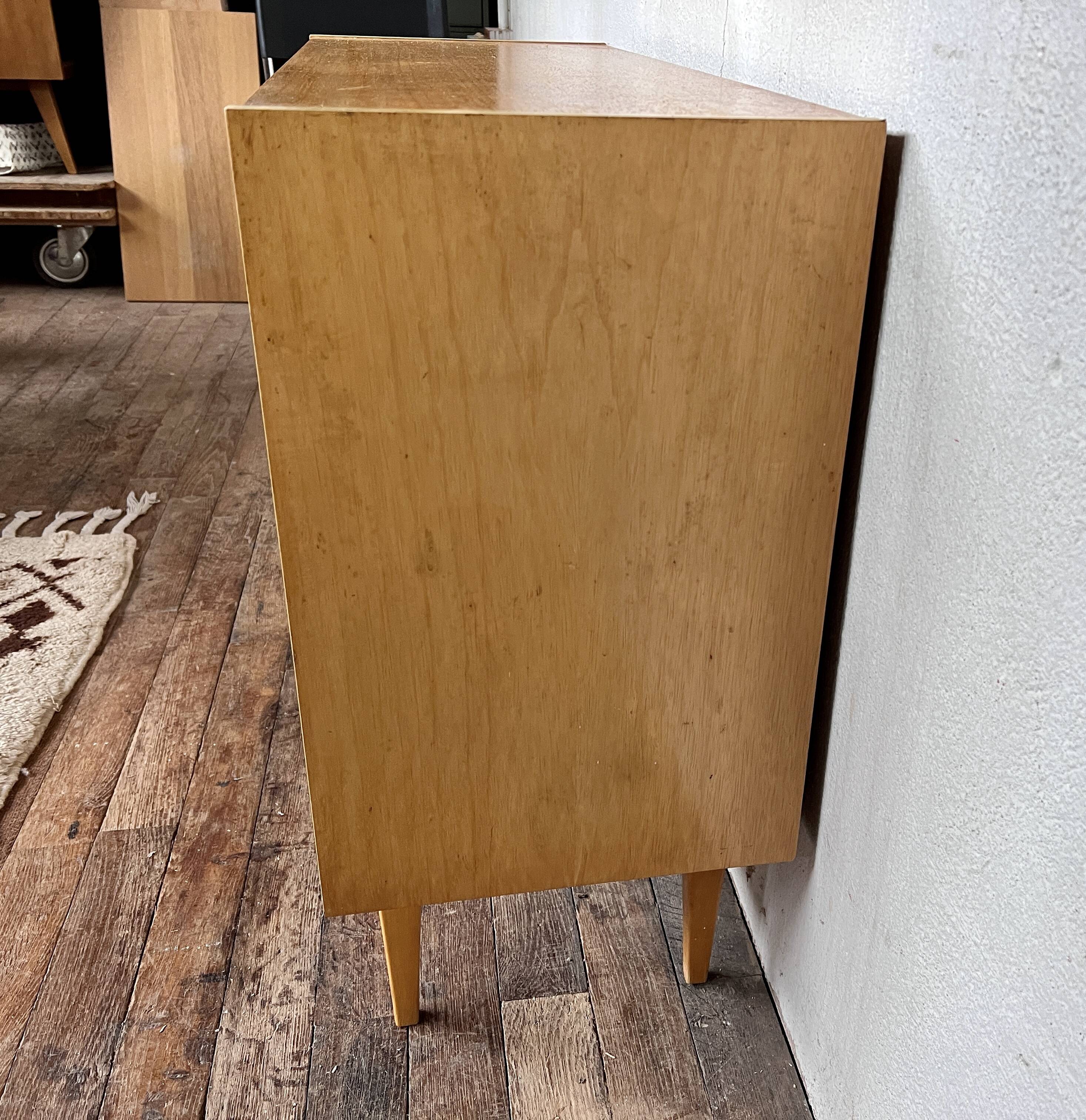 Vintage light wood sideboard