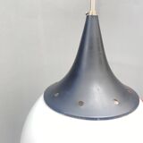 Hanging Pendant Lamp with Round Glass Shade