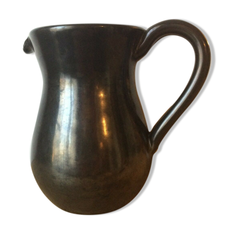 Black ceramic pitcher Accolay