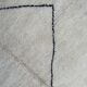 Moroccan rug ben ouarain white - 161 x 267 cm