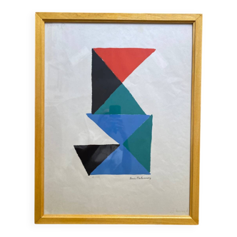 Affiche lithographique Sonia Delaunay