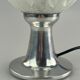 60s 70s table lamp bedside lamp chrome Doria glass space age design