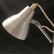 Vintage desk lamp in brushed aluminium 70