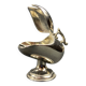 Individual ashtray with metal clasp
