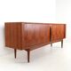 Bernhard Pedersen & Søn teak sideboard with tambour doors / Danish Mid-Century Modern design / 1960s