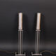Pair of aluminum lamps, 1980