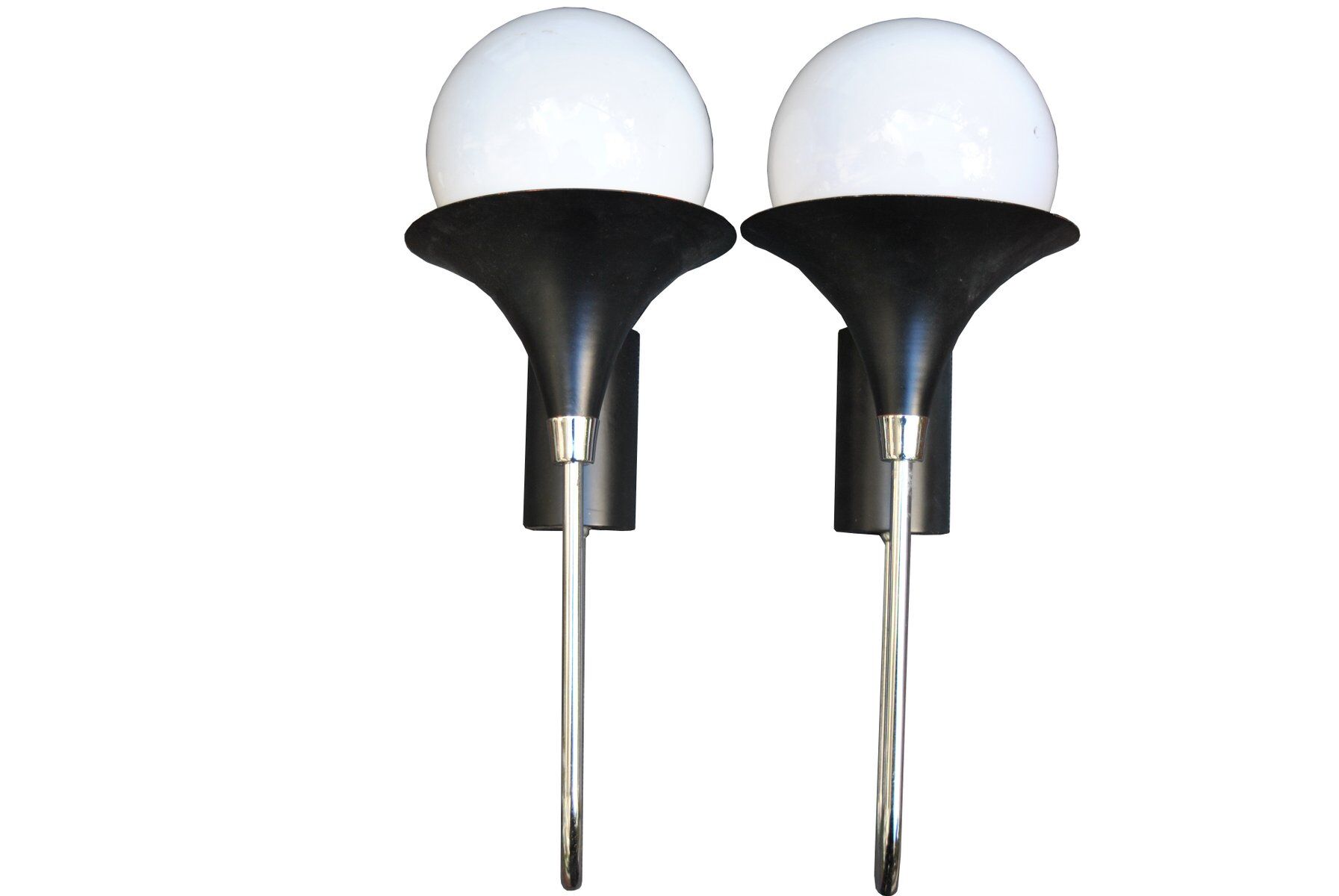 Mid-Century Wall Light in the style of Gino Sarfatti, Italy, set of 2