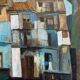 Tableau "Vieilles Maisons" HSP Castro Urdiales Espagne Milieu XX°