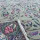 Kirman pistachio Persian rug 298x208 cm