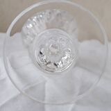 6 crystal stemmed glasses