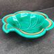 Verceram butter dish in the shape of a leaf, with its knife