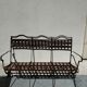 Riveted wrought iron garden bench
