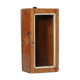 Little old wall showcase box has clock patina of origin india