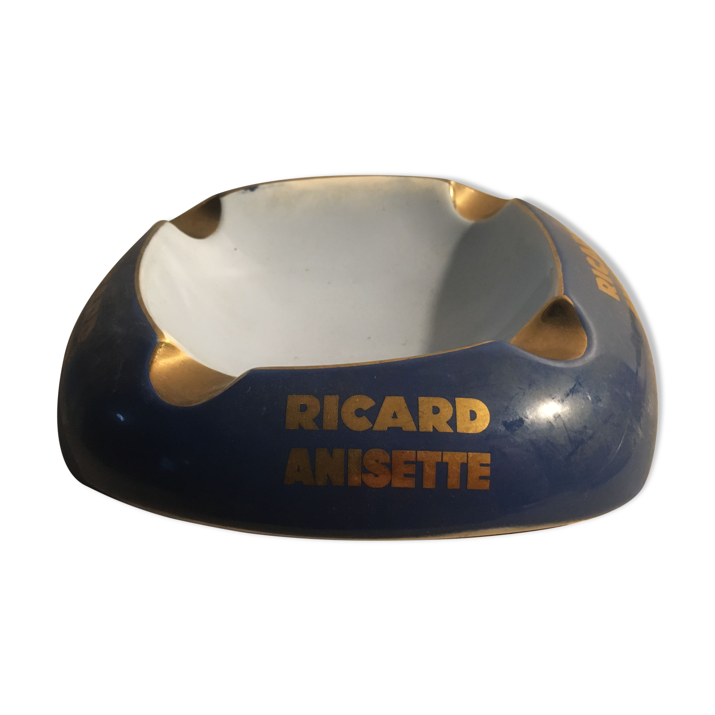 Ashtray "Ricard Anisette" ceramic 21x21cm