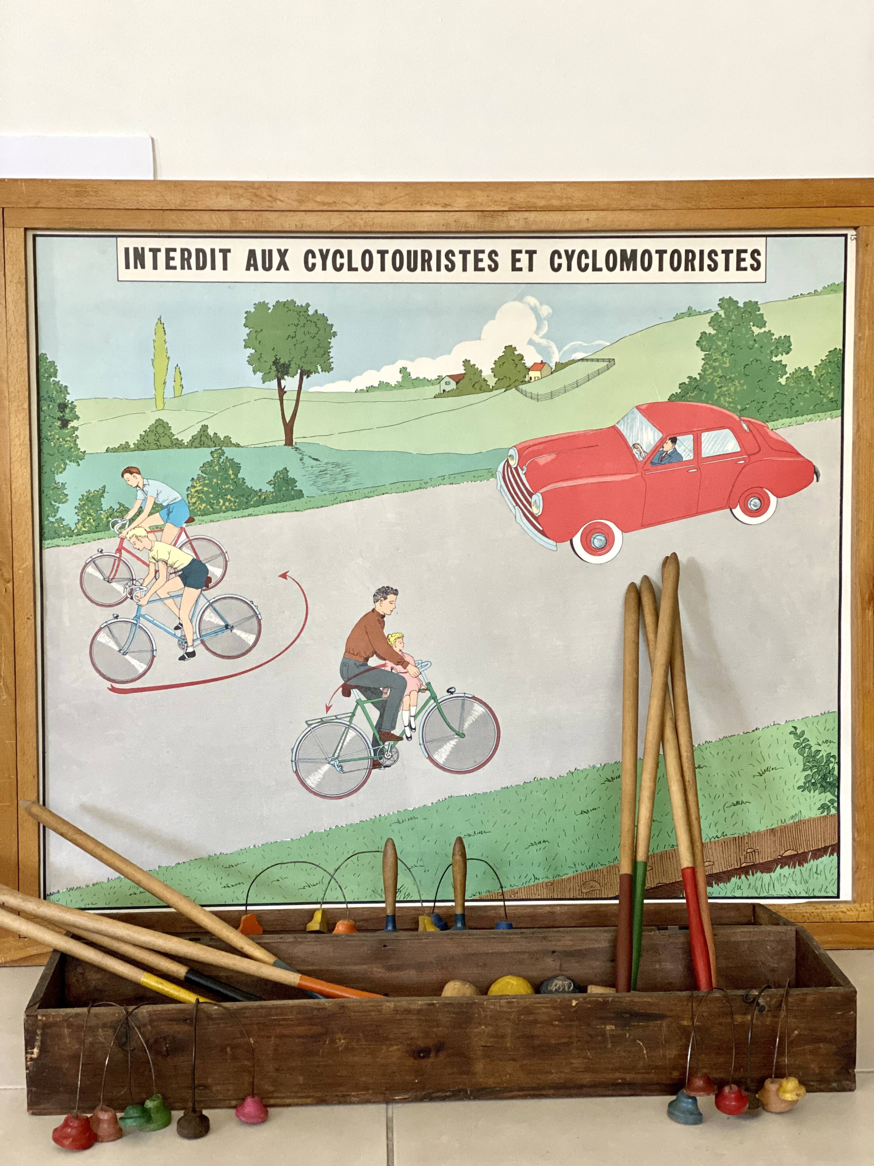 Old living room croquet game