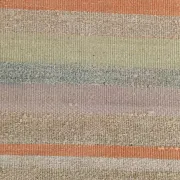Salmon & Pink Mid Cenyury Modern Kilim Rug, Vintage Striped Boho Carpet