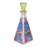 Carafe multicolore en forme de pyramide de Murano - 1980