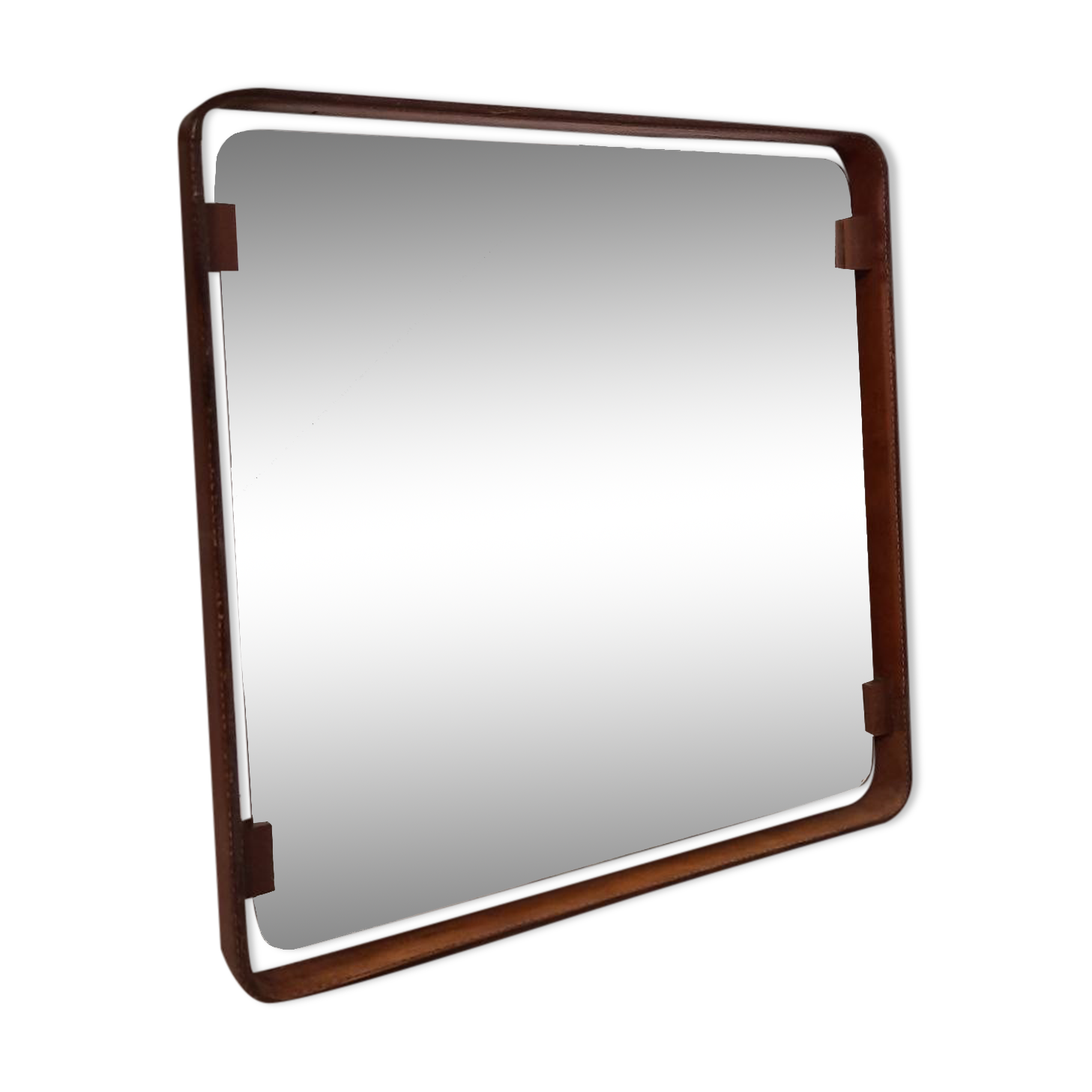 Miroir vintage de forme carrée  65x65 cm