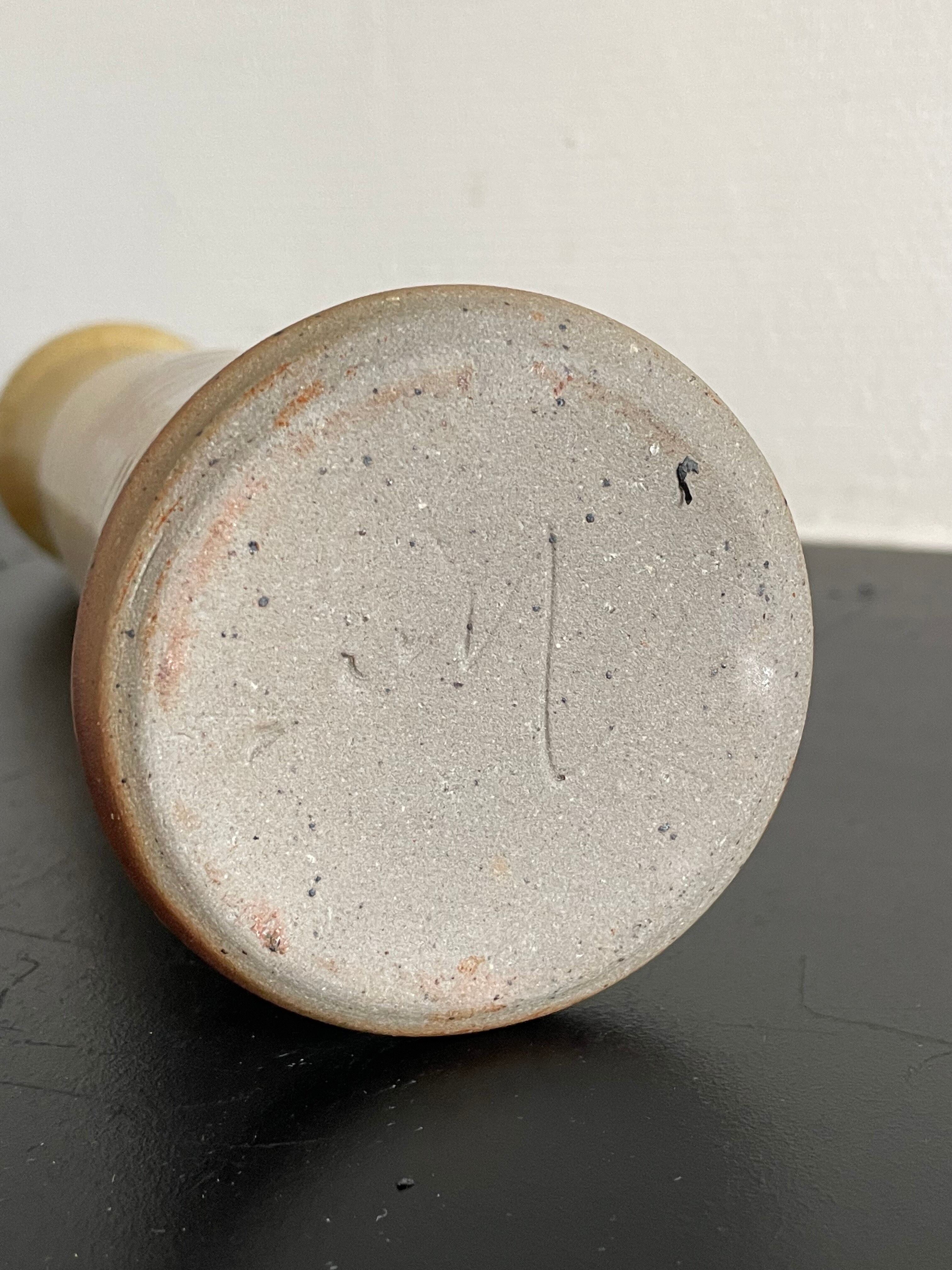 Vintage stoneware soliflore vase