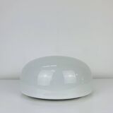 Vintage half-sphere opaline wall lamp