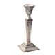 Pair of silver-plated candlesticks – Louis XVI decor – 19th century England