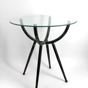 Patinated metal gueridon – Italy, 1960s