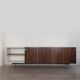 Formica rosewood midcentury sideboard, Italy 1960s