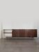 Formica rosewood midcentury sideboard, Italy 1960s