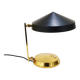 Mid-century table or desk lamp in black brass, Austria, 1960s.