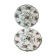 Paire de plat formant pendant, signé capodimonte diamètre 31 cm