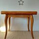 Spectacular Art Deco modular Console Table in walnut burl - 2 in 1