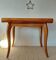 Spectacular Art Deco modular Console Table in walnut burl - 2 in 1