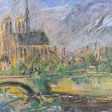 Seine and Notre-Dame de Paris - Joan Abelló Prat