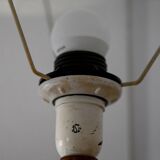 1950s/60s Danish teak turned table lamp