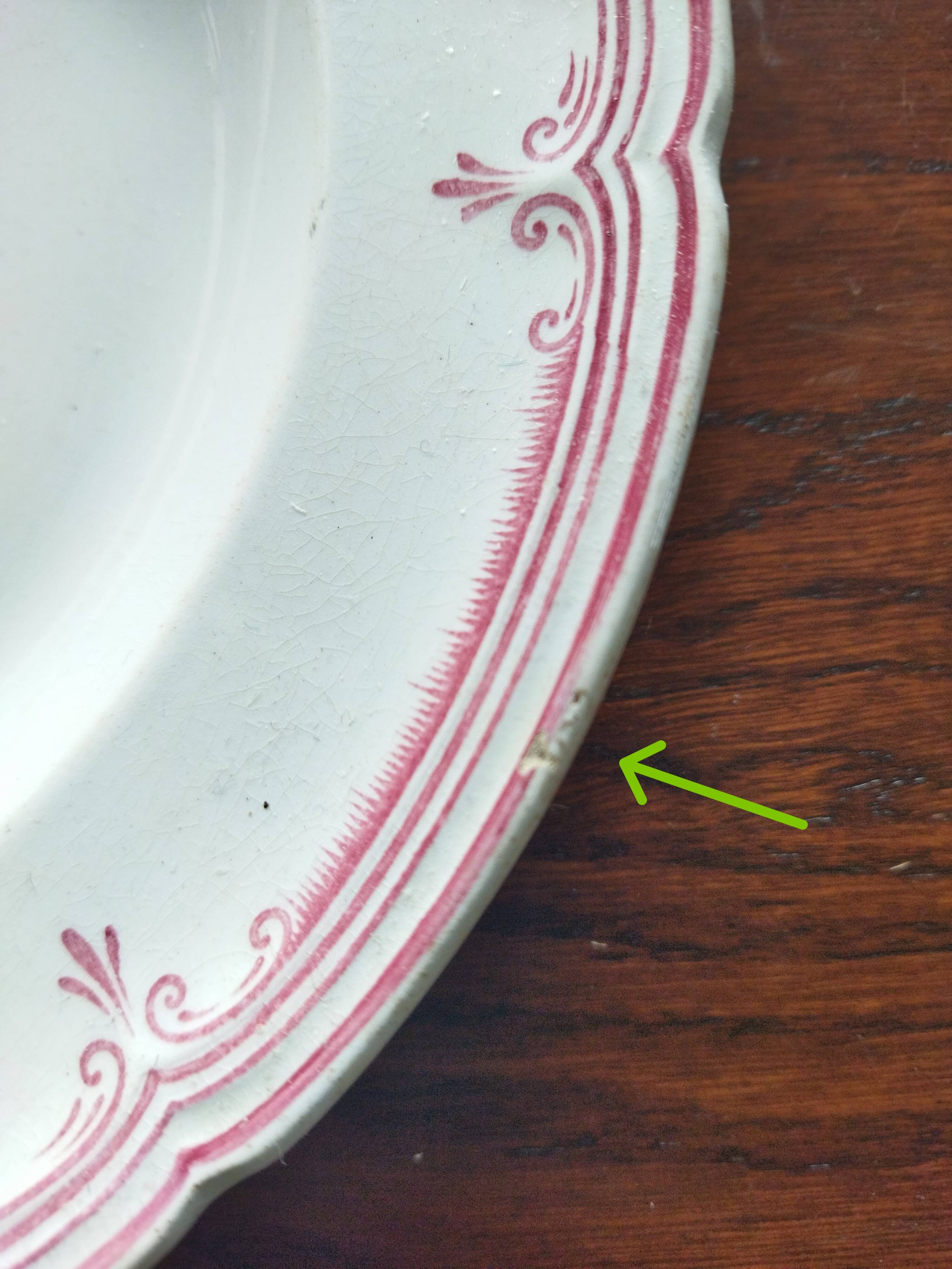 Boulenger & Cie Choisy ironstone deep plate