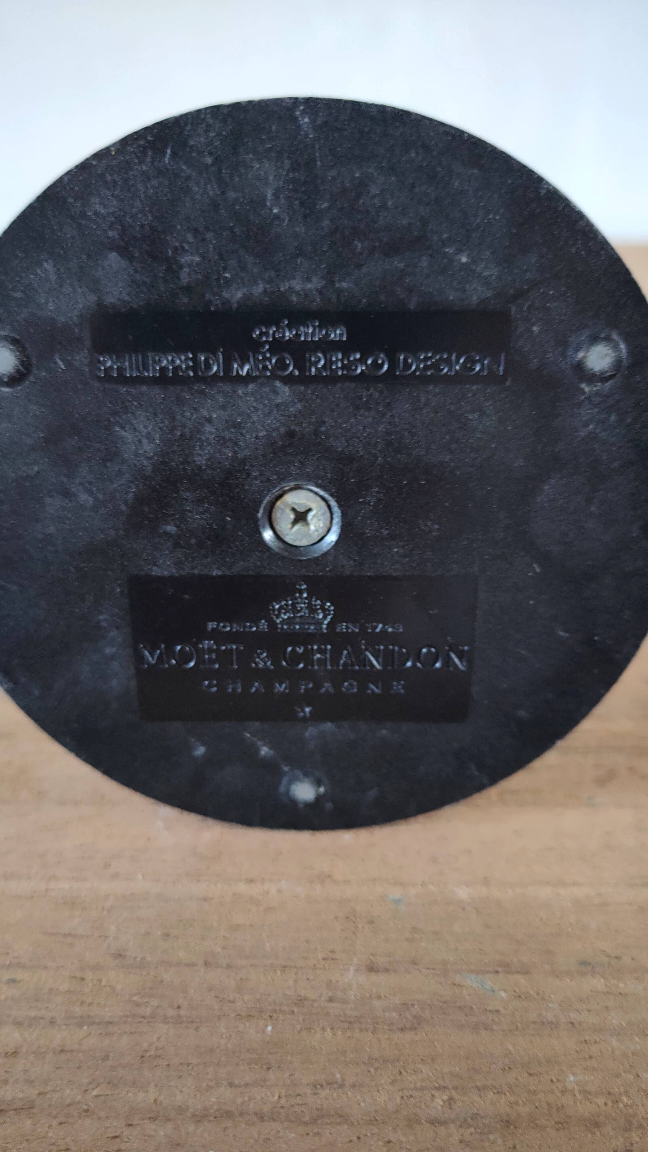 Flute holder designed by Philippe Di Méo for Moët et Chandon