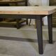 Grande table de ferme en pin XXème