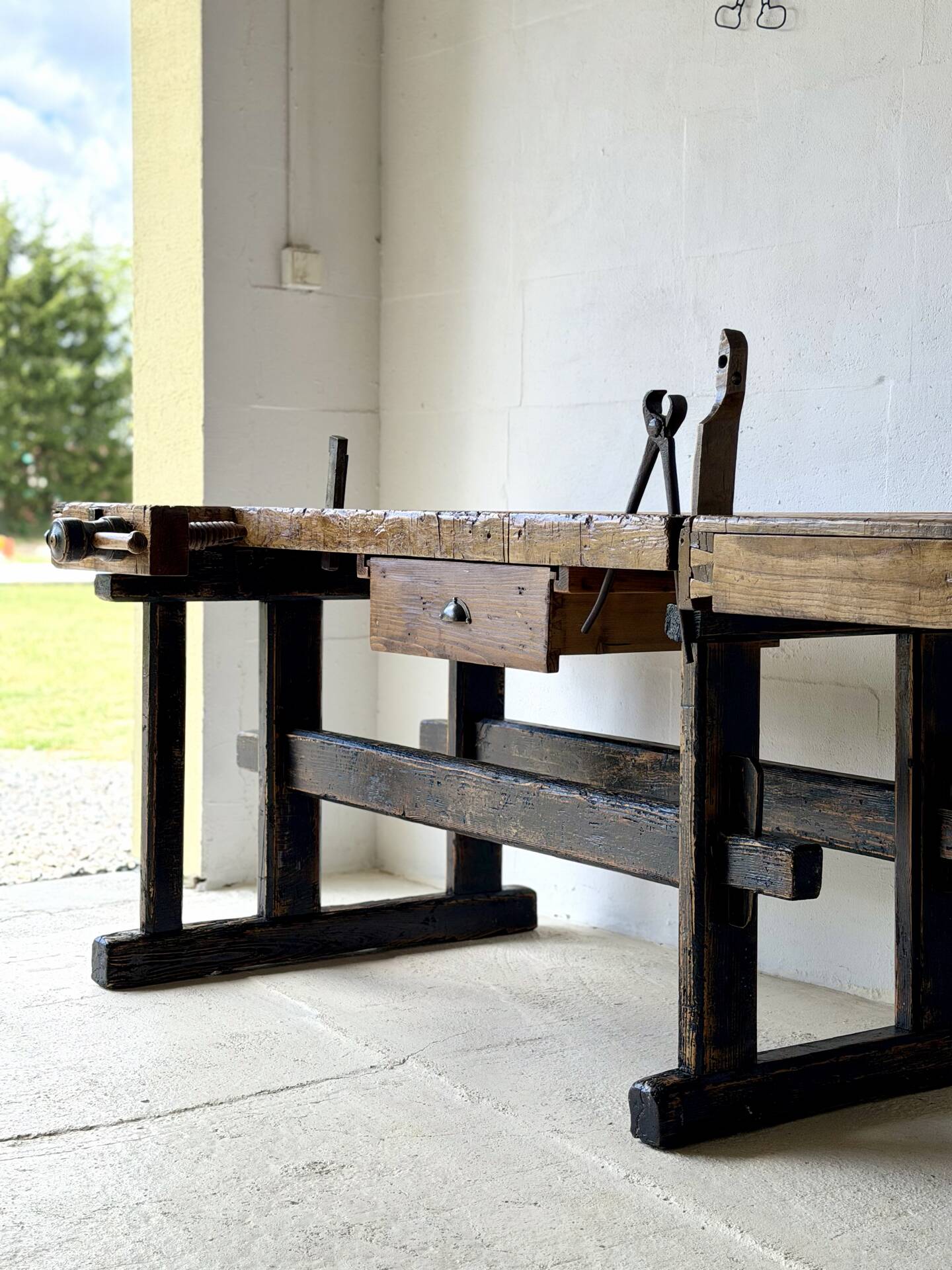 Antique Carpenters WorkBench
