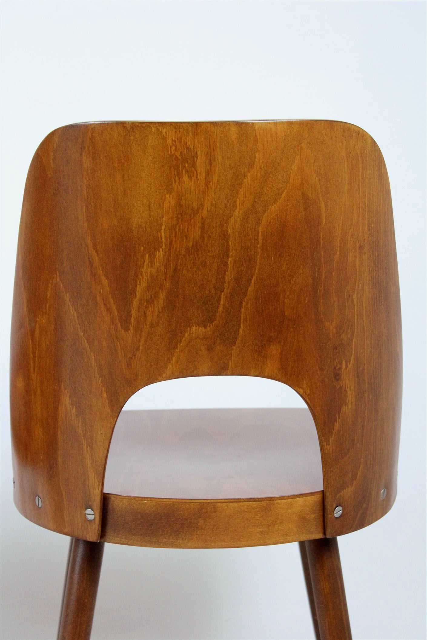 No. 515 Wooden Chairs by Oswald Haerdtl for TON, 1950s, Set of 2