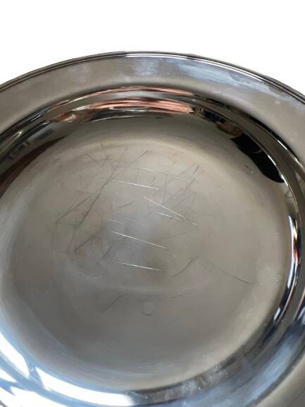 Small silver-plated plate from the Christofle brand