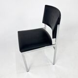 Set of 4 vintage dining chairs, Belgium, 1980