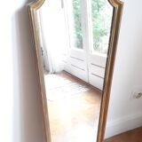 Long mirror gilded wood