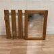 Arrangement / suspended mirror scandinavian design 1960.