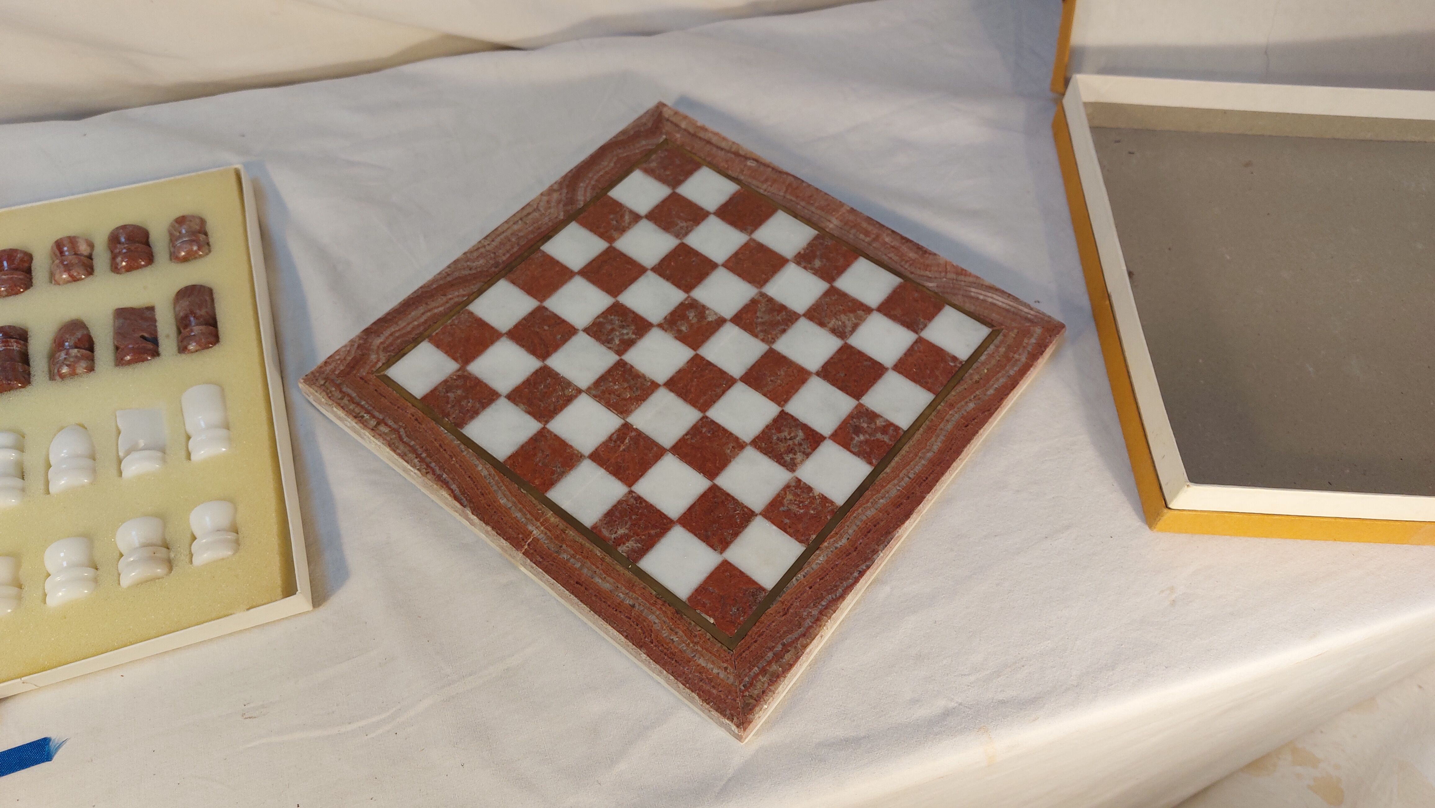 Marble chess from the 60s - Provenance Turkey