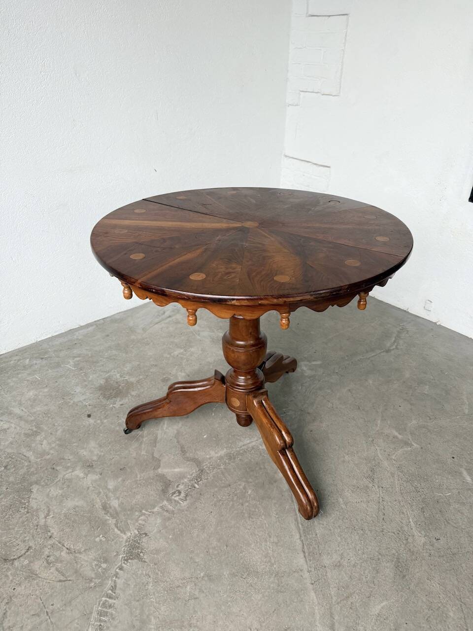 Biedermeier console or side table, 19th century.