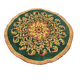 Vintage round wool rug