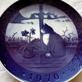 1970 Christmas plate in porcelain from Royal Copenhagen