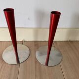 2 Scandinavian candle holders from Menu Danish Design 1990