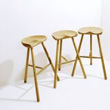 3 Bar Stools by Lars Werner, Form & Refine - Denmark 2000s