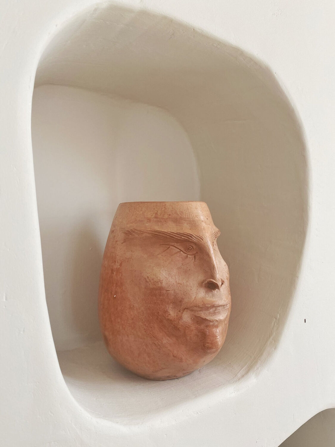 Terracotta vase
